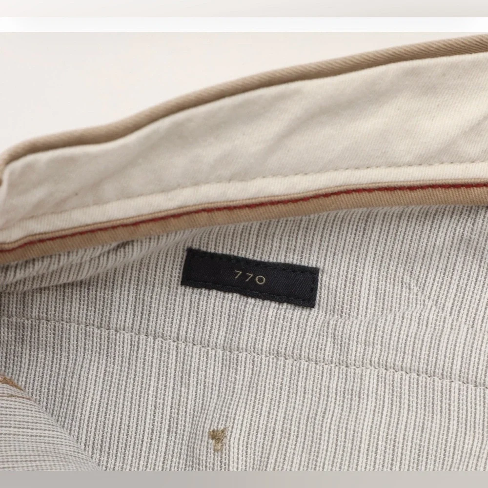 J.‎ Crew 770 Khaki Chinos with Embroidered Lighthouses Size:33/30